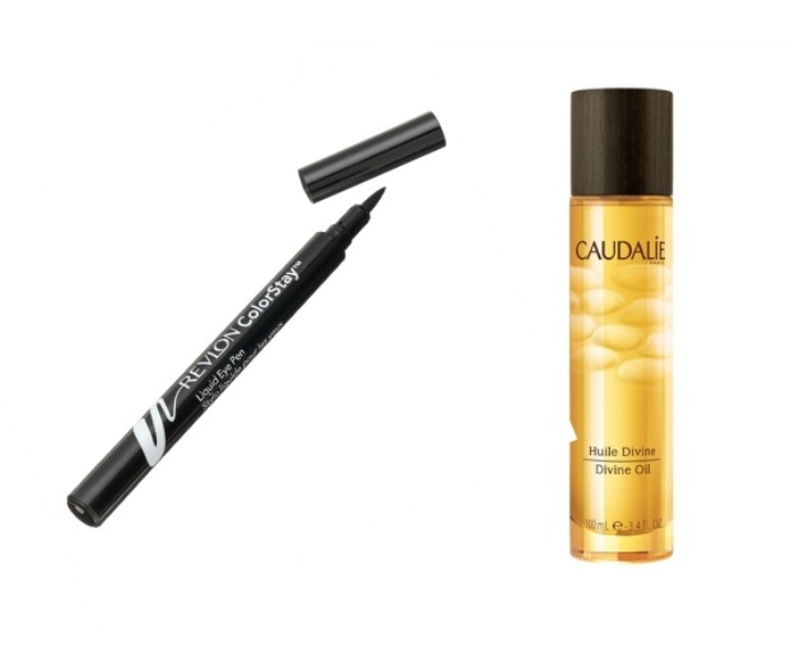 Revlon ColorStay Liquid Eye Pen and Caudalie Divine Oil